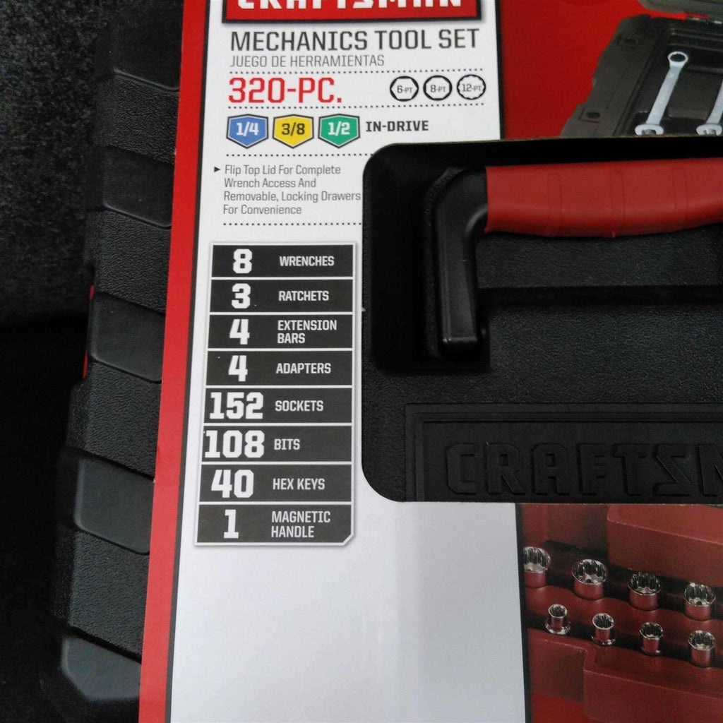 Craftsman 320-Piece Mechanics Tool Set D435