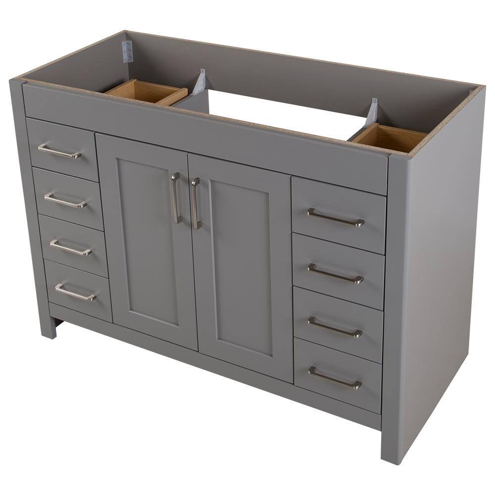 Westcourt 48 in. Bath Vanity Cabinet in Sterling Gray Z840712