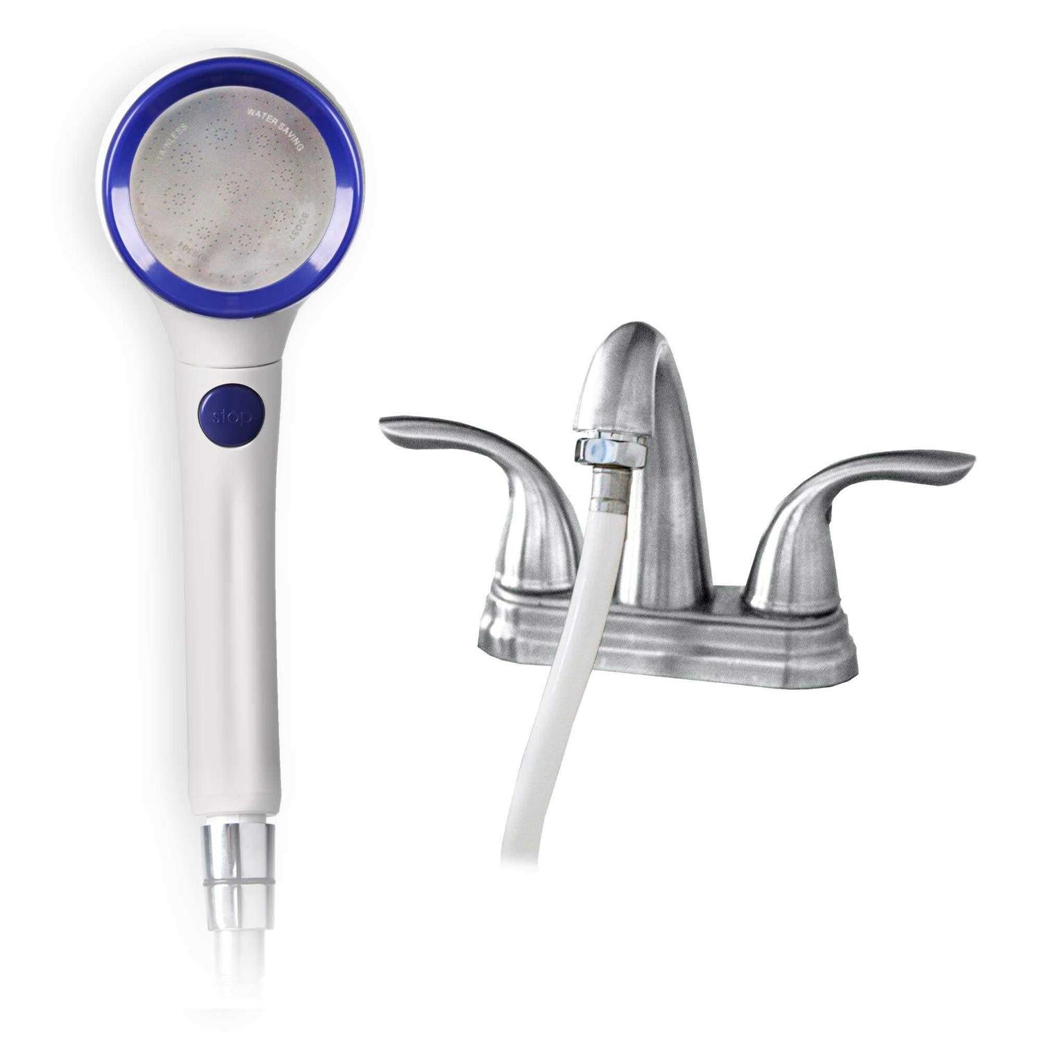 SmarterFresh Sink Hose Sprayer Attachment Hair Washing Handshower Faucet Rinser Extension for Utility Room - Shop Hardware Tools Online Store