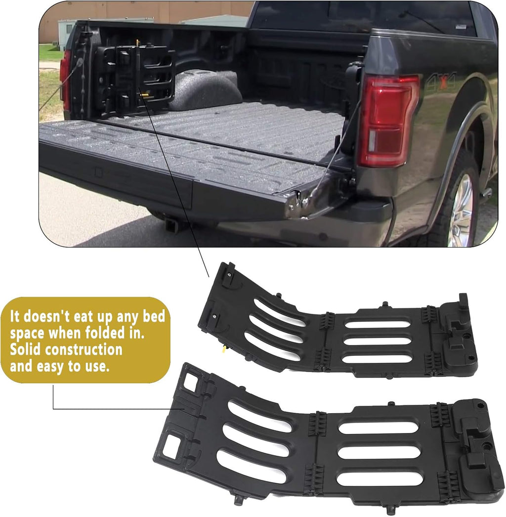 Tailgate Bed Extender Kit for Ford F150 2015-2021 Raptor, Black P631150