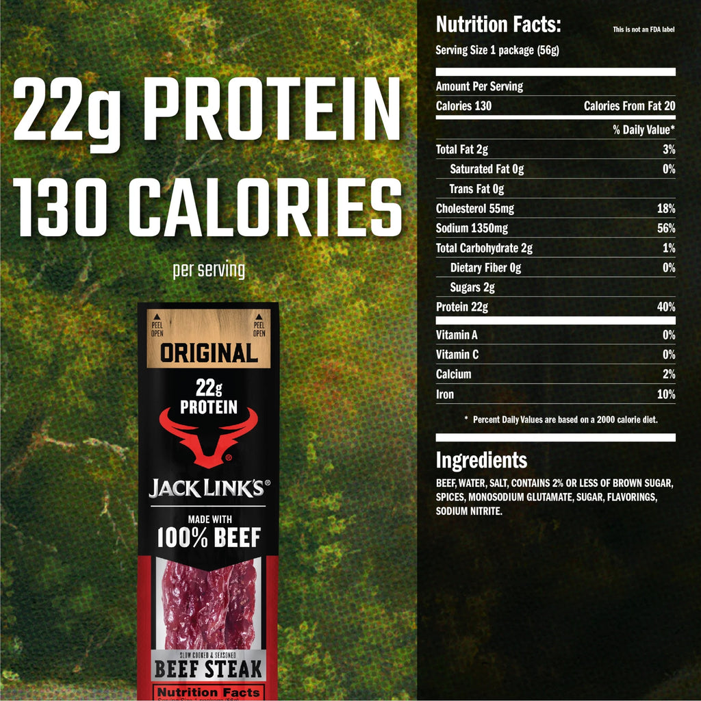Jack Link's Original Beef Steaks, 12ct, 2 oz K992
