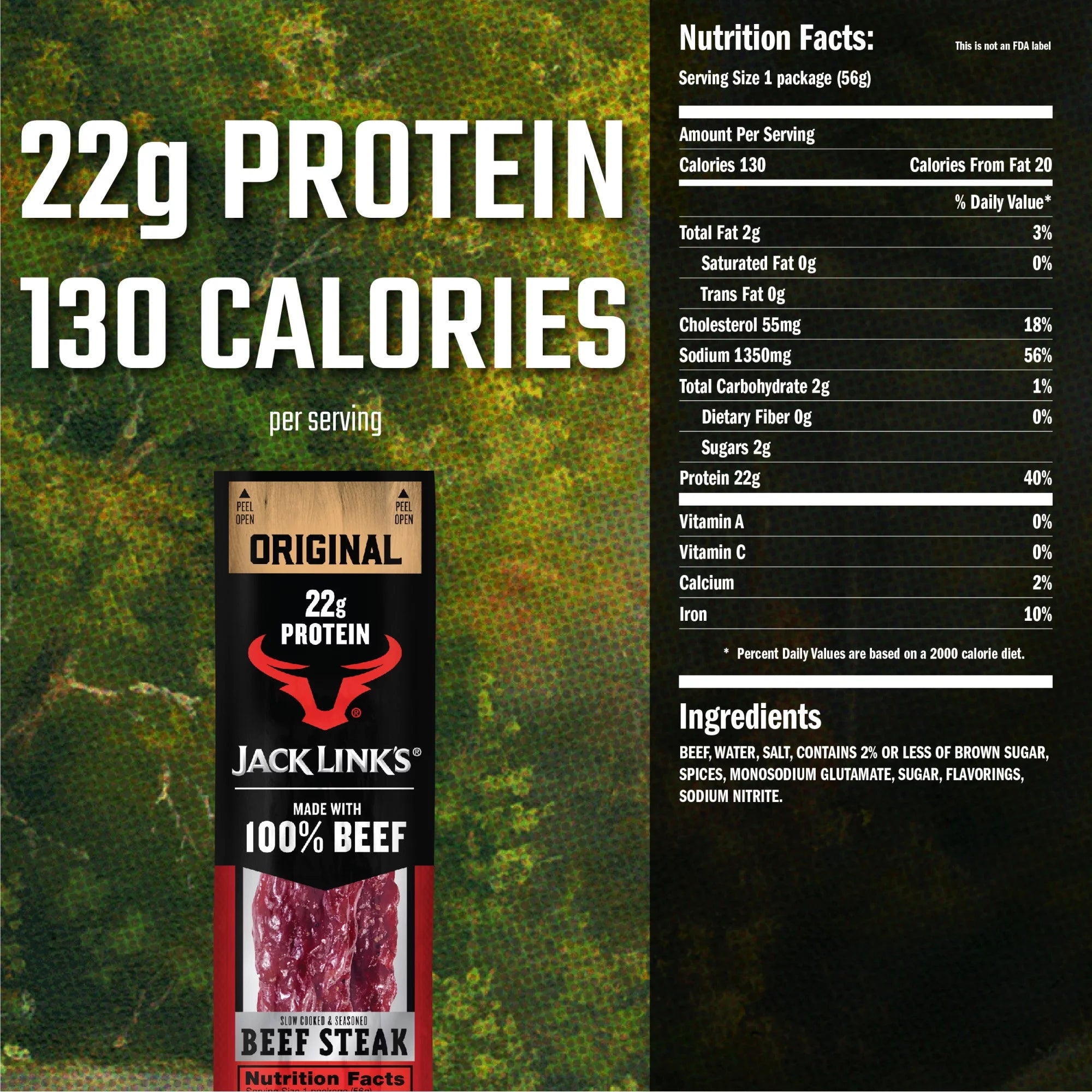 Jack Link's Original Beef Steaks, 12ct, 2 oz K992