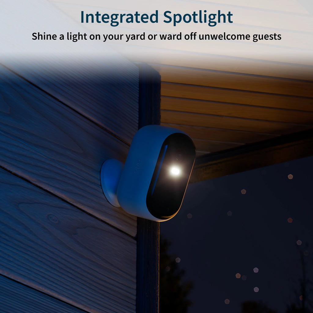 Arlo Essential Outdoor Camera 2K (2nd Gen) 3-Cam Wireless Security System, White O6205