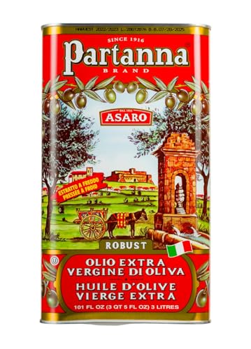 Partanna Robust Extra Virgin Olive Oil - First Cold Pressed - 101 oz Tin D799786