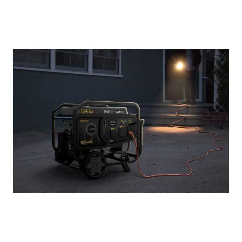 Cabela's Outdoorsman Series 5000W/4000W RV-Ready Portable Generator with CO Shield X19762