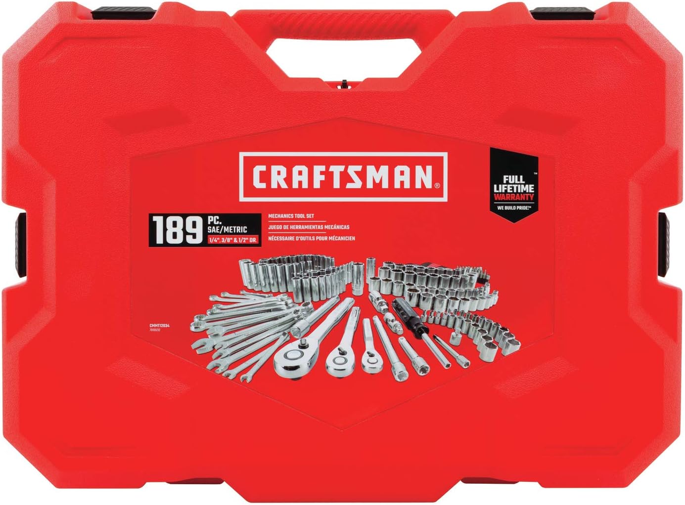 CRAFTSMAN Mechanics Tool Set, SAE / Metric, 189-Piece N5970