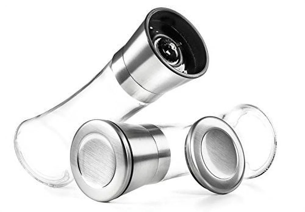 Levav Stainless Steel Salt and Pepper Grinder Set of 2 B963121