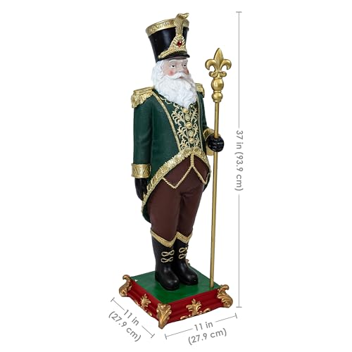 Sunnydaze 3ft Nutcracker Christmas Decoration Polyresin Indoor Outdoor Statue J988408