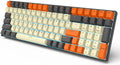 100 Wireless Mechanical Keyboard, Bluetooth5.1/2.4Ghz/Wired Mechanical Keyboard, 100-key 96% Full Size Hot Swappable Keyboard Brown Switch, N-Key Rollover for Mac Windows, Carbon