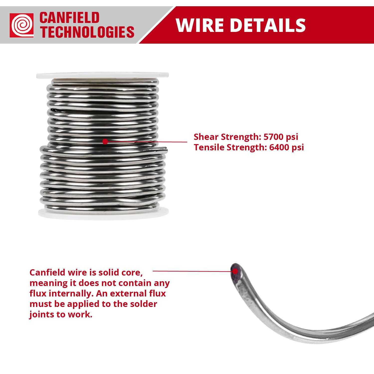 Canfield 60/40 solder for stained glass Z519162