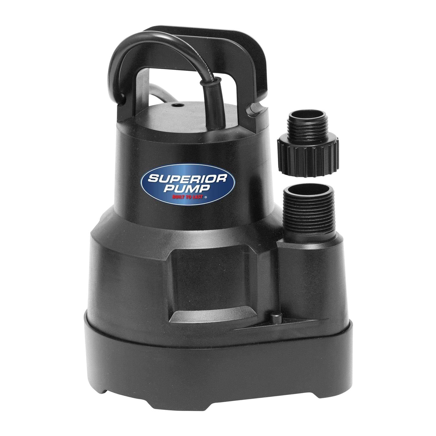 Superior Pump Utility Pump 1/6 HP Thermoplastic Oil Free 91016 - Shop Hardware Tools Online Store