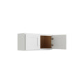 CNC Cabinetry 33x22 W x 15x22 H Wall Cabinet, Luxor White