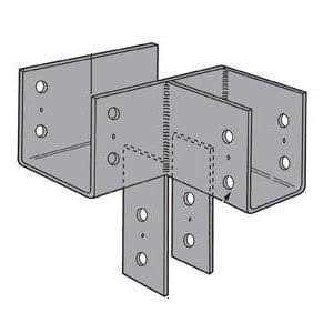 Simpson Strong-Tie ECCLR666 L-Shape End Column Cap for 6x Post F6298