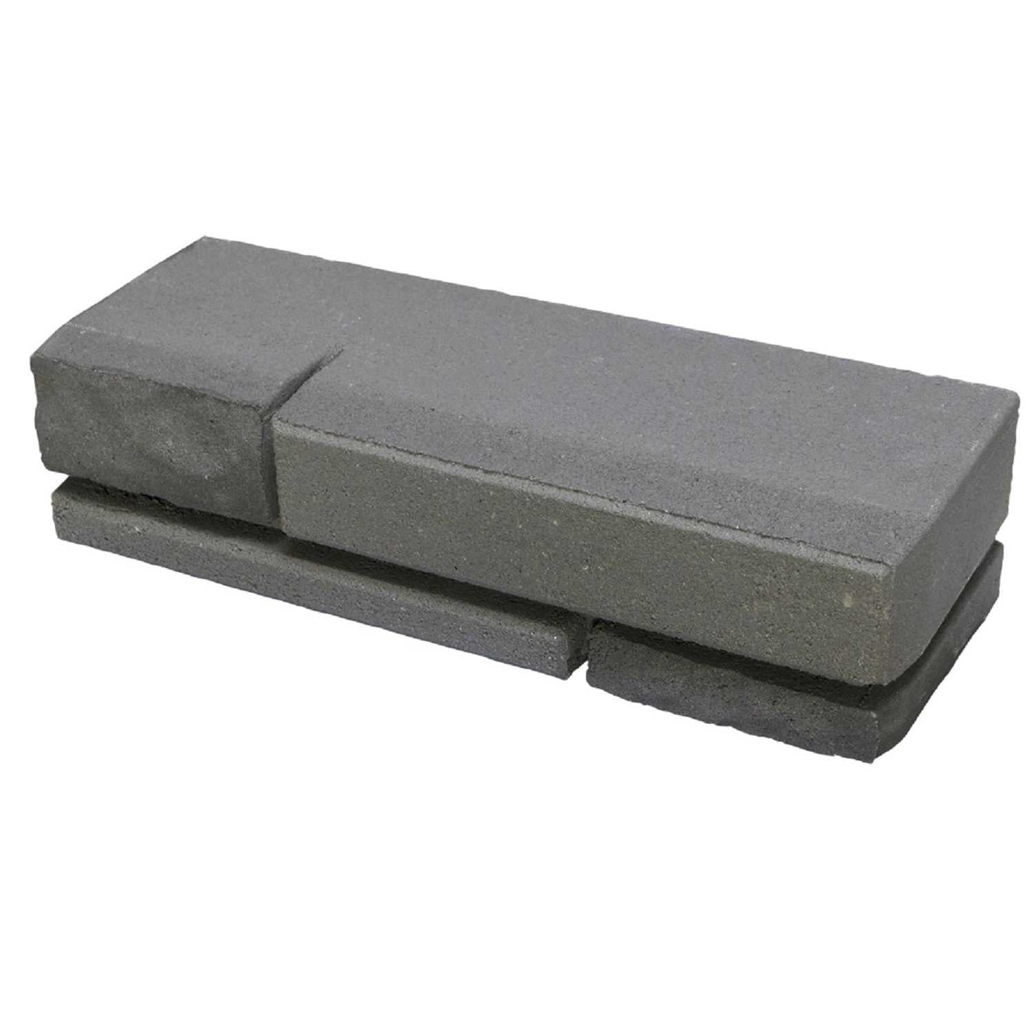 Belgard 16-in L x 4-in H x 5.75-in D Basalt Gray Concrete Retaining Wall Block - Shop Hardware Tools Online Store