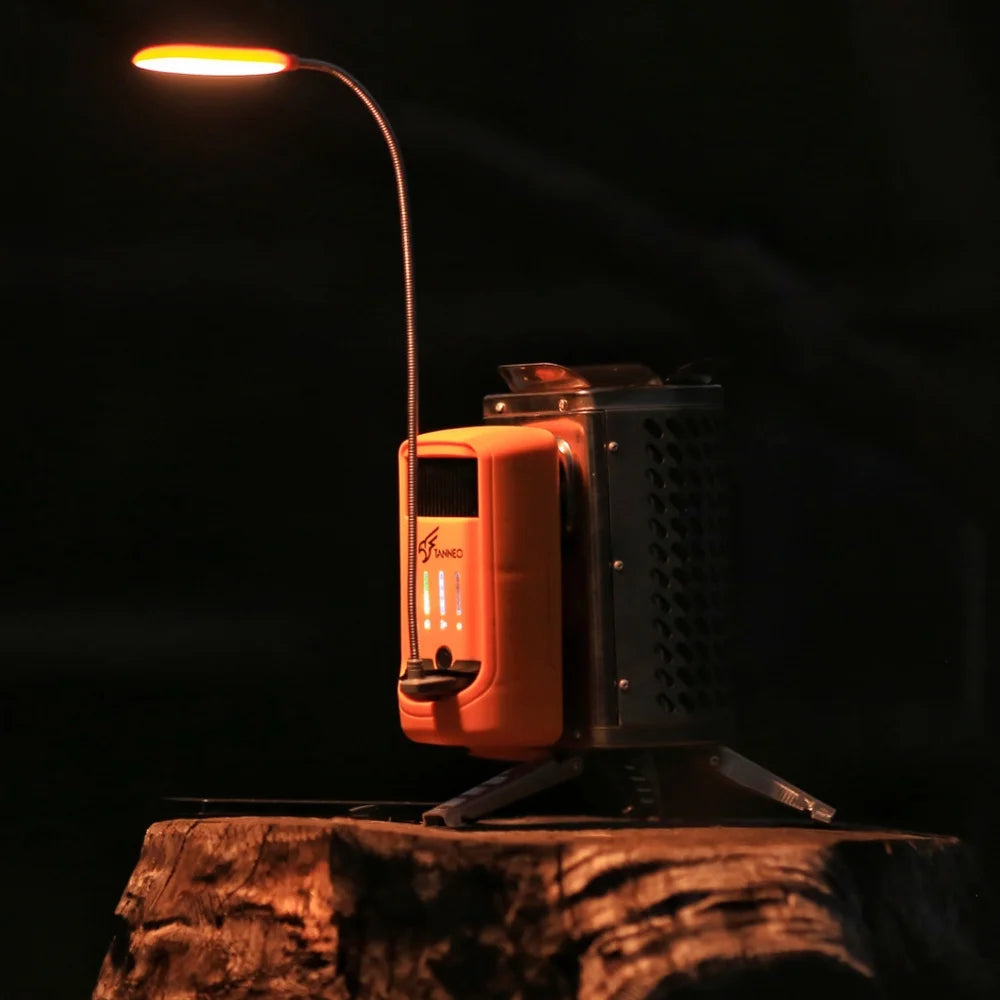 TANNEO Electric Furnace Portable Burner for Camping USB Rechargeable Smoke-Free Stove T3325