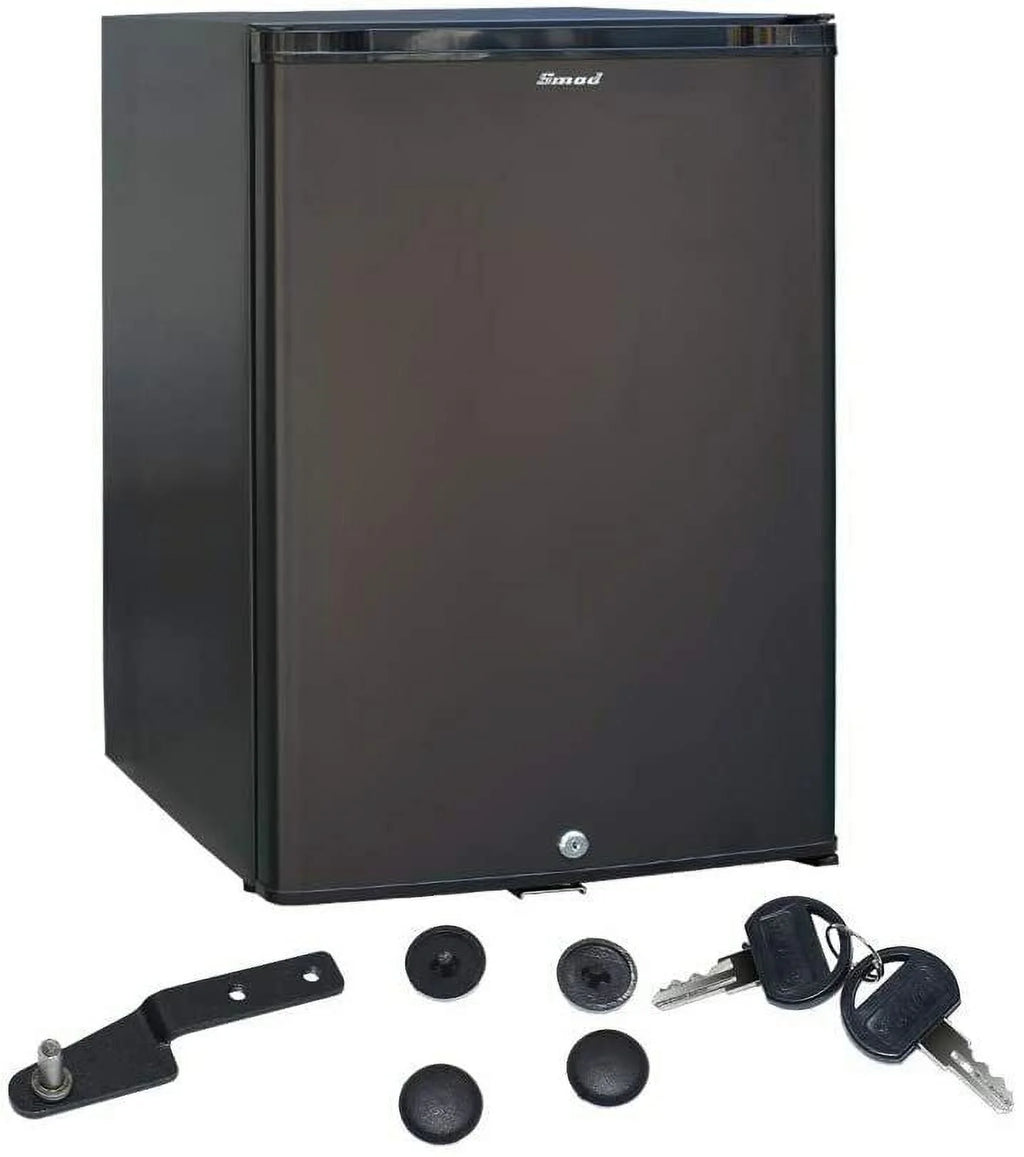 SMETA 1.7 Cu Ft Portable Absorption Mini Fridge with Lock D597430