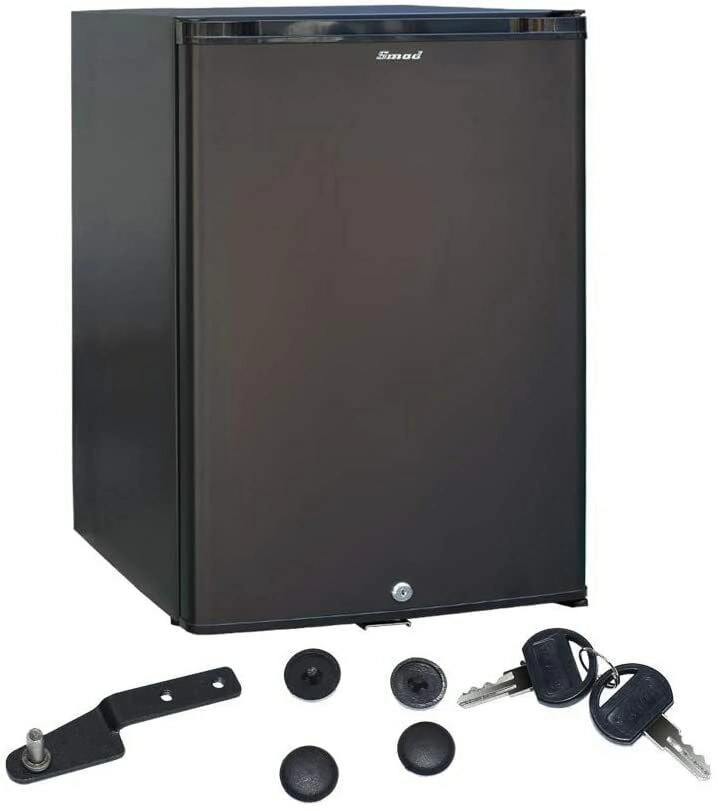 SMETA 1.7 Cu Ft Portable Absorption Mini Fridge with Lock D597430