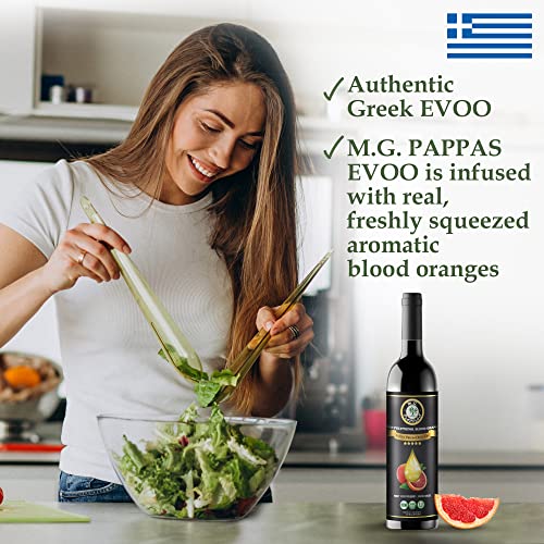 M.G. PAPPAS High Polyphenol Extra Virgin Olive Oil, Cold Pressed & Unfiltered, 12.7 oz O81138