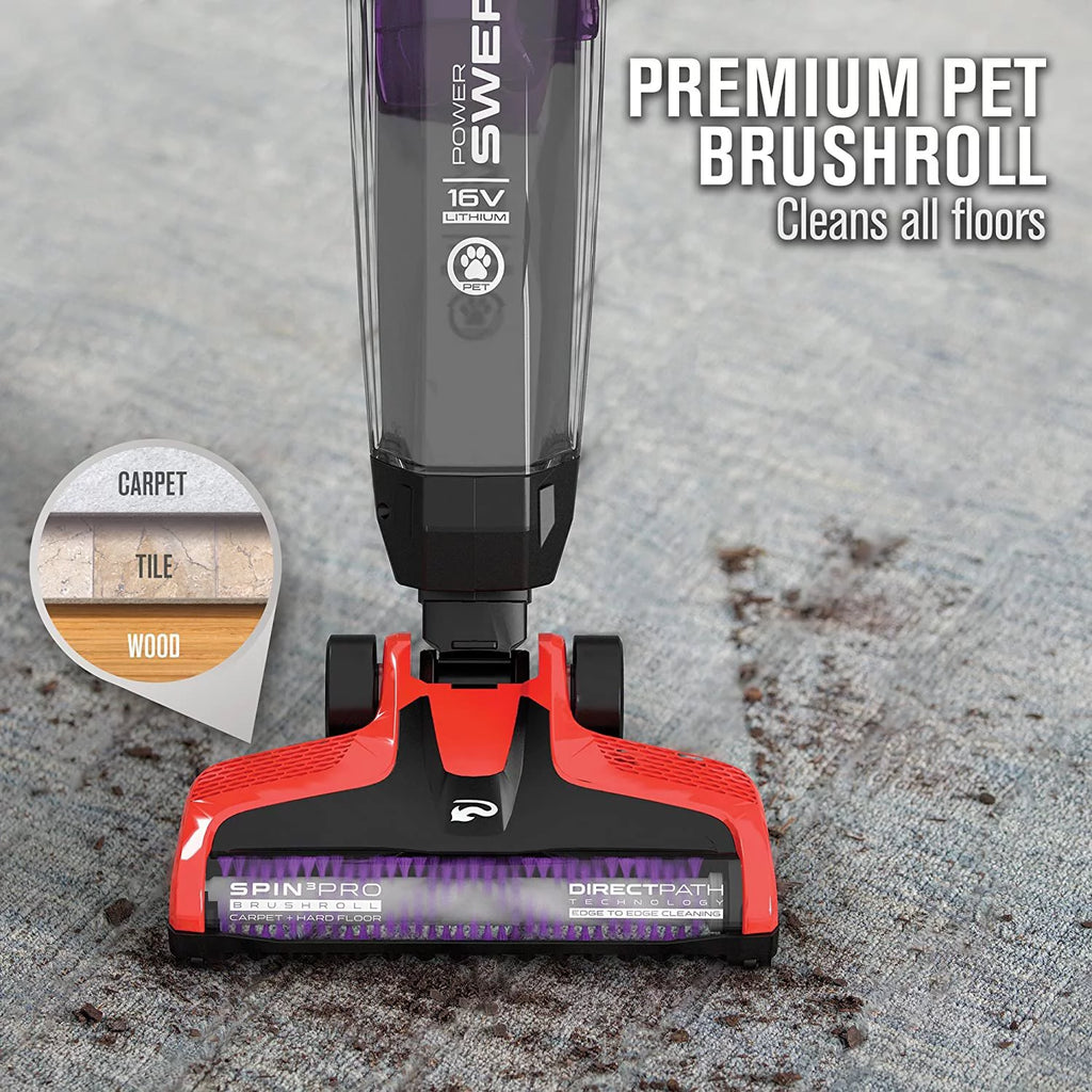Dirt Devil Power Swerve Pet BD22052 Red Y2305