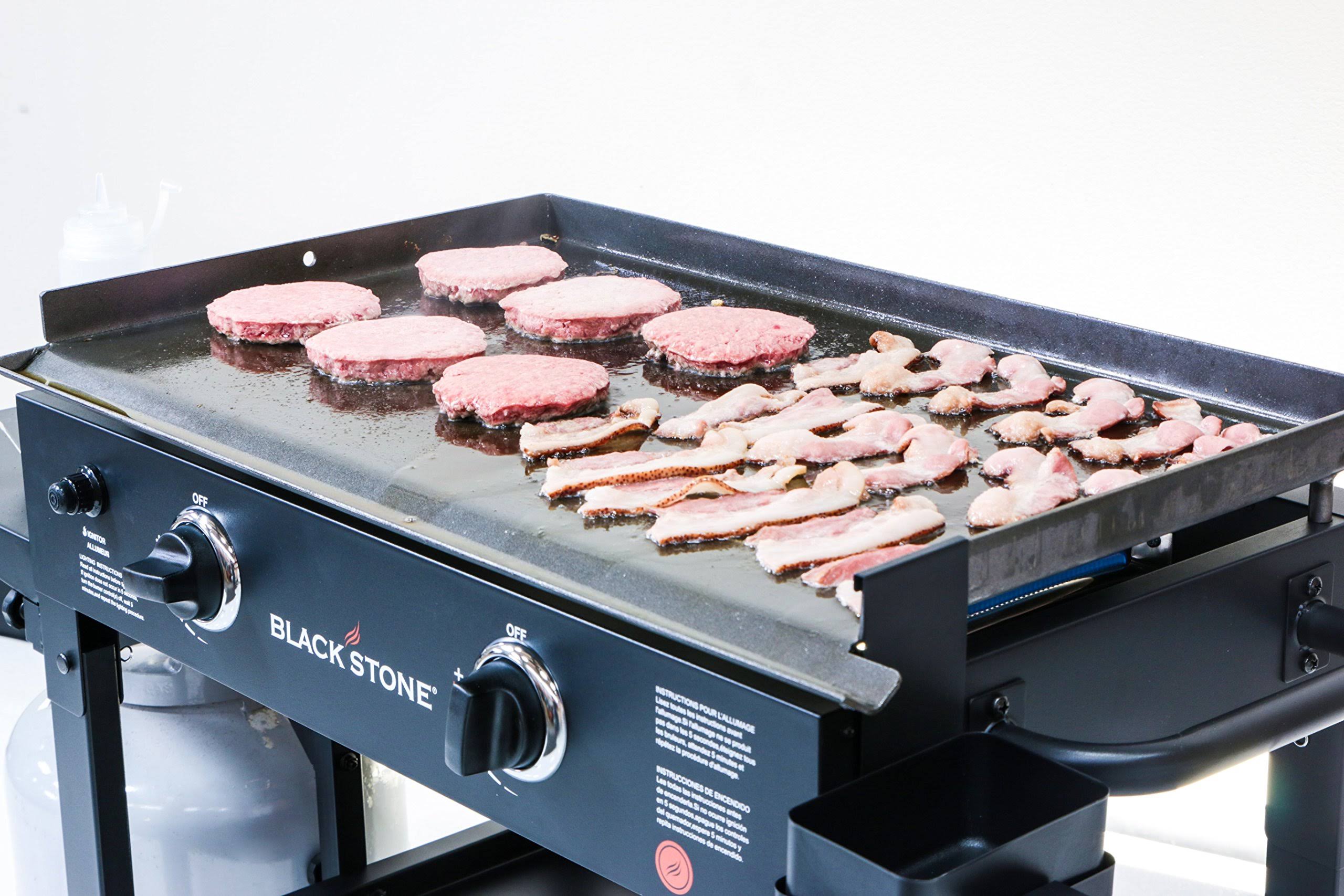 Blackstone 28 in 2-Burner Propane Gas Grill with Griddle Top N334
