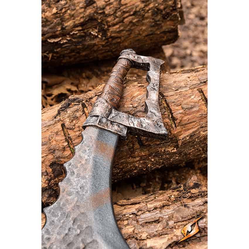 Medieval Collectibles Long LARP Orc Cleaver Leather R1828