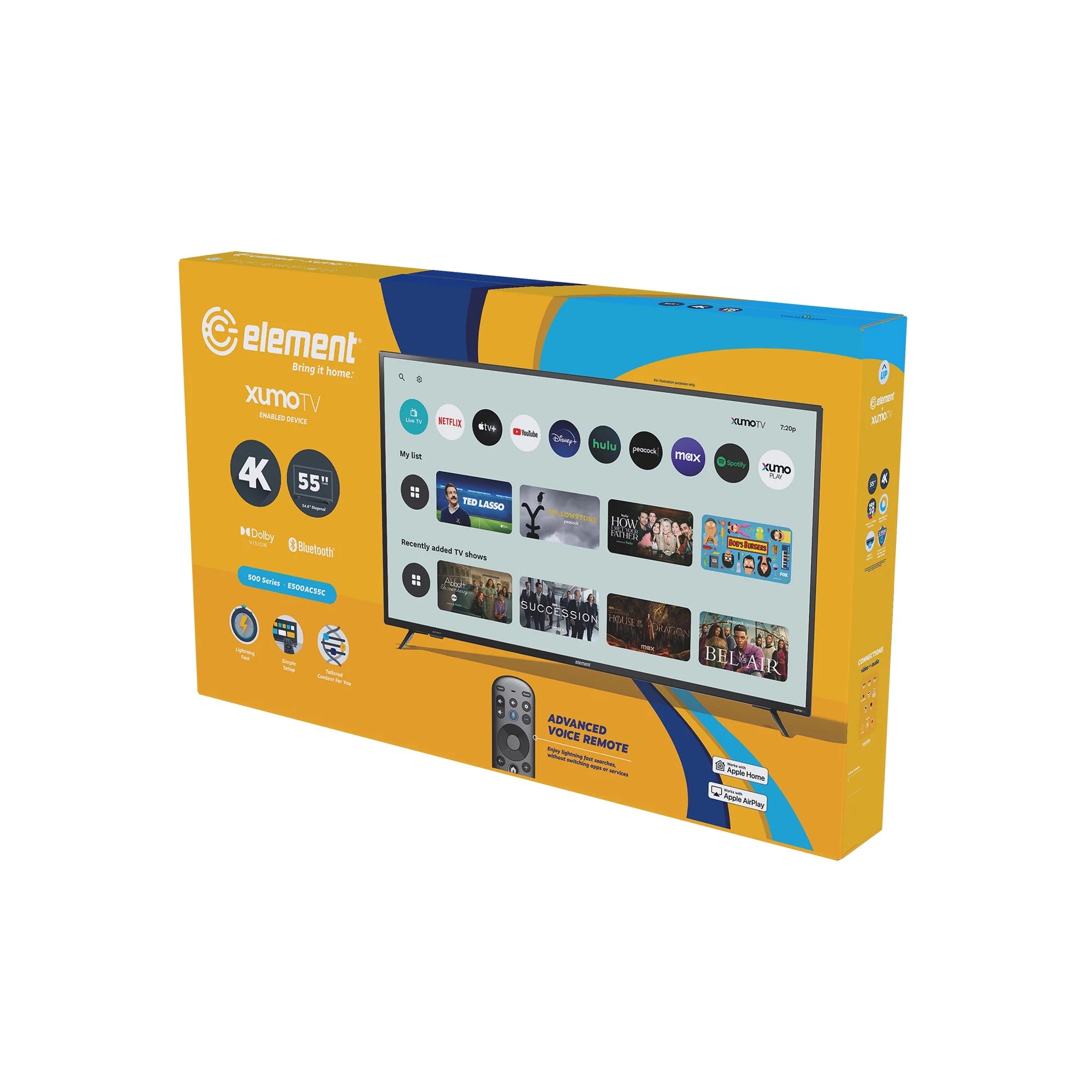Element Electronics 55" 4K UHD HDR Smart Xumo TV with Dolby Vision O466