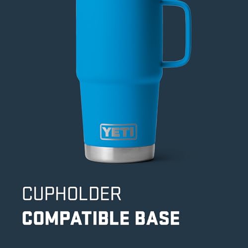 YETI Rambler 20 oz Stainless Steel Travel Mug with Stronghold Lid L9345