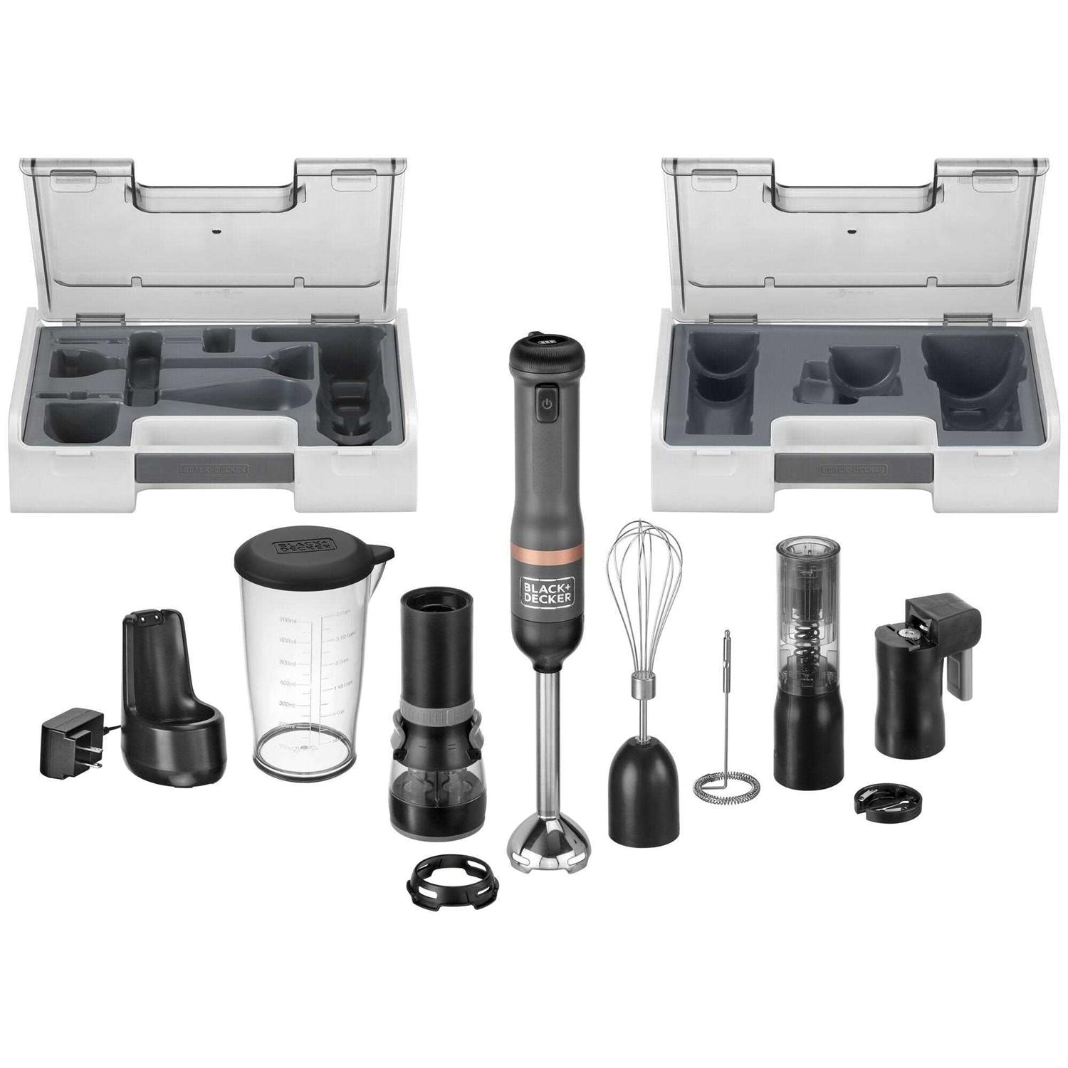 Black+decker Kitchen Wand Cordless Immersion Blender 6 in 1 Multi Tool Set - Shop Hardware Tools Online Store
