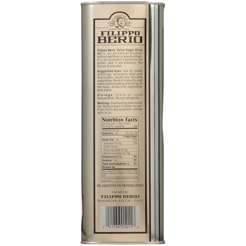 Filippo Berio Extra Virgin Olive Oil, 101.4 oz Tin O848038