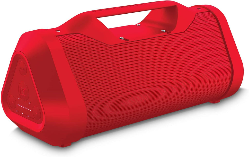 Monster Portable Wireless Bluetooth Speaker, IPX5 Water Resistant, Red G57589