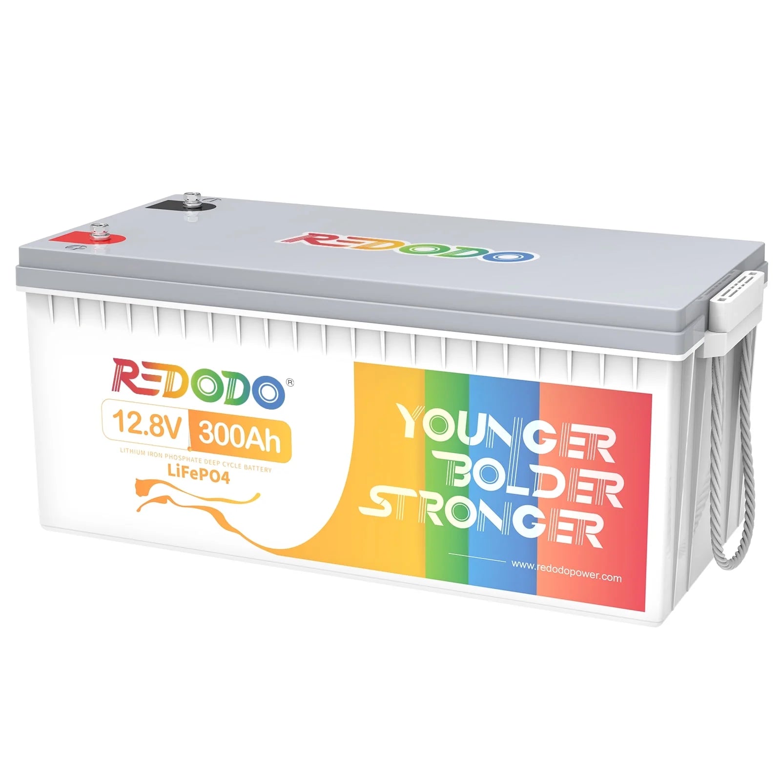 Redodo 12V 300Ah LiFePO4 Battery 200A BMS Lithium Battery for off-Grid, Home System, RV