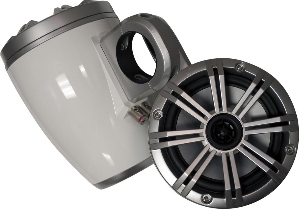 KICKER White Wake Tower System 6.5" Marine Speakers O642266