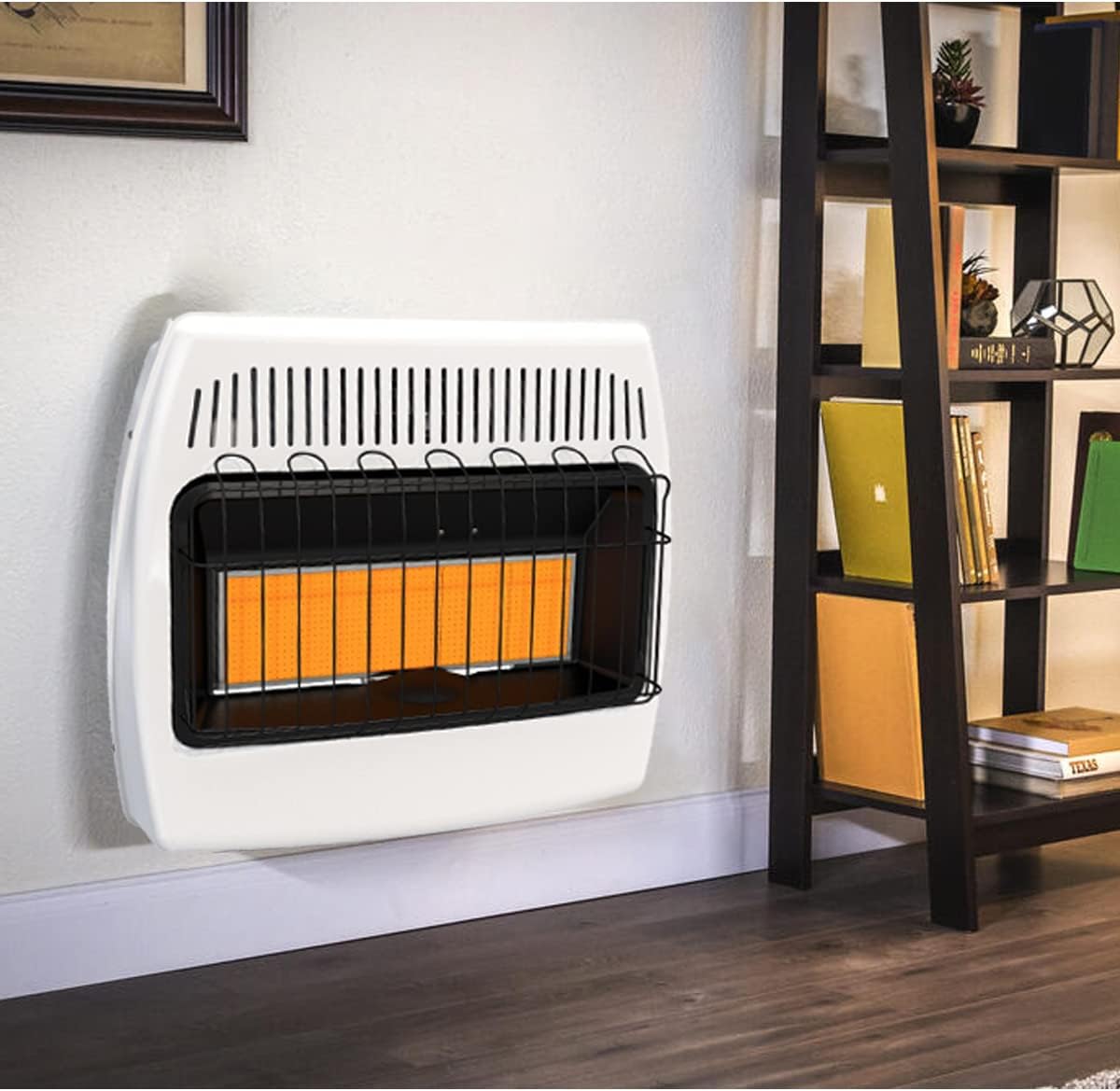 30,000 BTU Dual Fuel Wall Heater, Vent-Free Indoor Use A2302