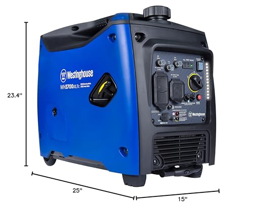 Westinghouse 5000 Peak Watt Dual Fuel Portable Inverter Generator, Remote Electric Start E228