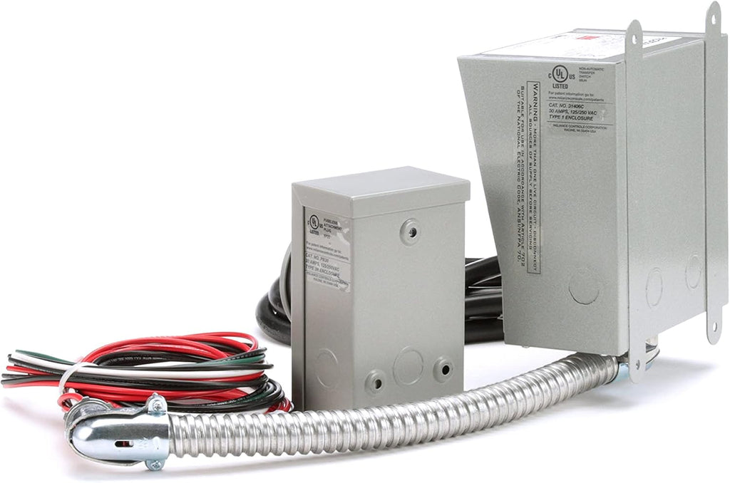 Reliance Controls 31406CRK 30 Amp 6-Circuit Pro/Tran Transfer Switch Kit for Generators E2306