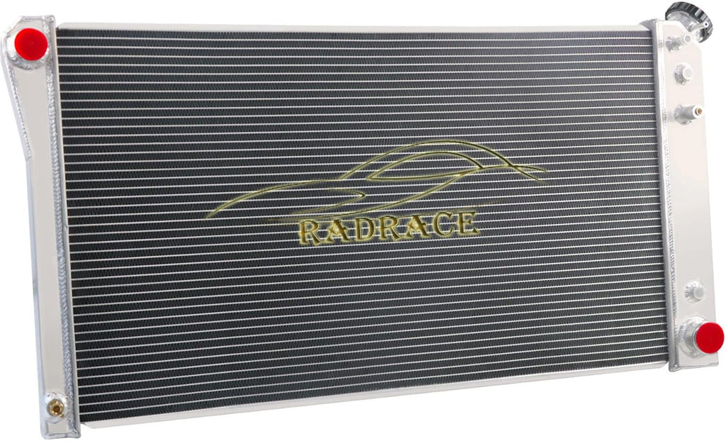 RadRace 4 Row Aluminum Radiator for 1991-1993 Chevy Caprice Buick Roadmaster W9571