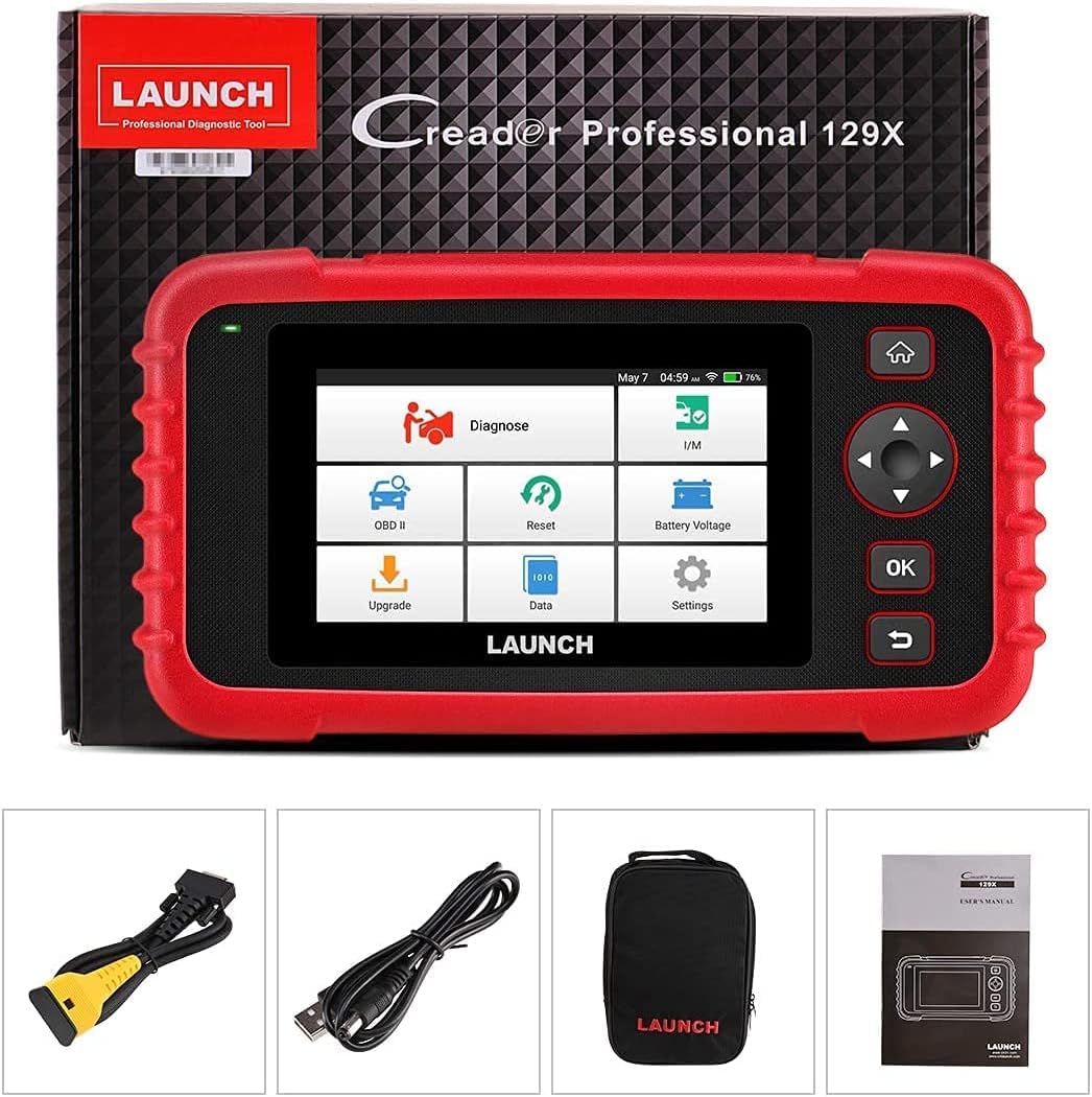 LAUNCH CRP129X OBD2 Scanner, Car Diagnostic Tool with ABS SRS and Reset Functions F22247