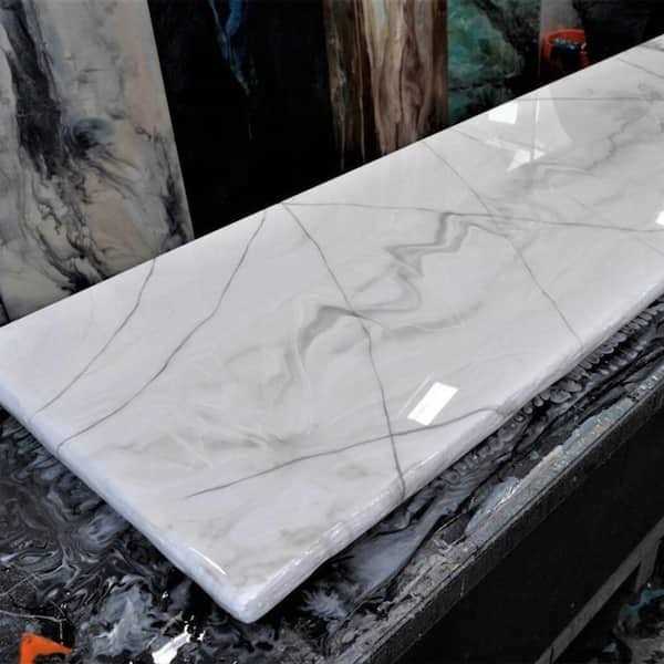 Stone Coat Countertops Carrara Marble Finish Countertop Kit A184