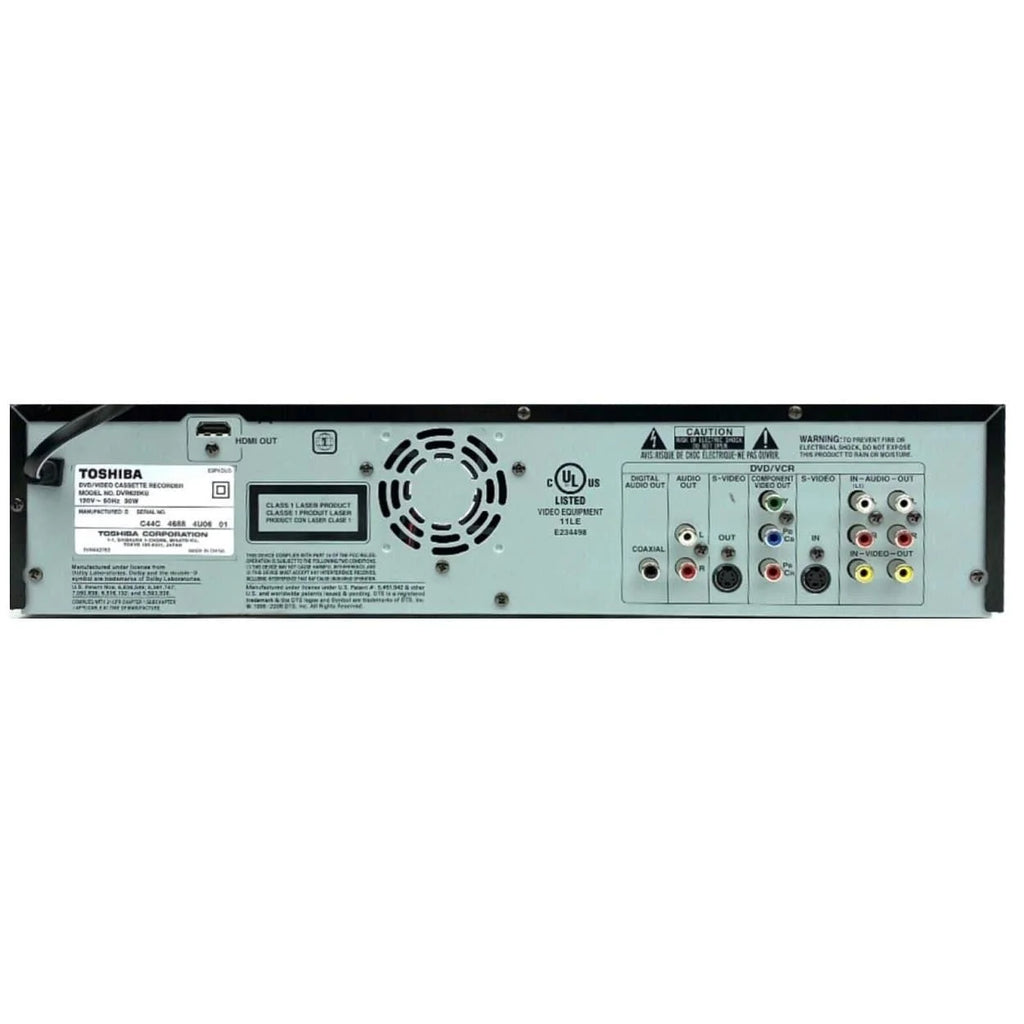 Toshiba DVR620 DVD Recorder VCR Combo with Remote and Cables R146