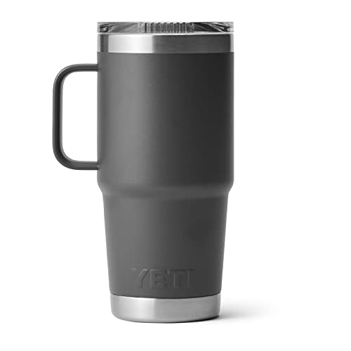 YETI Rambler 20 oz Stainless Steel Travel Mug with Stronghold Lid L9345