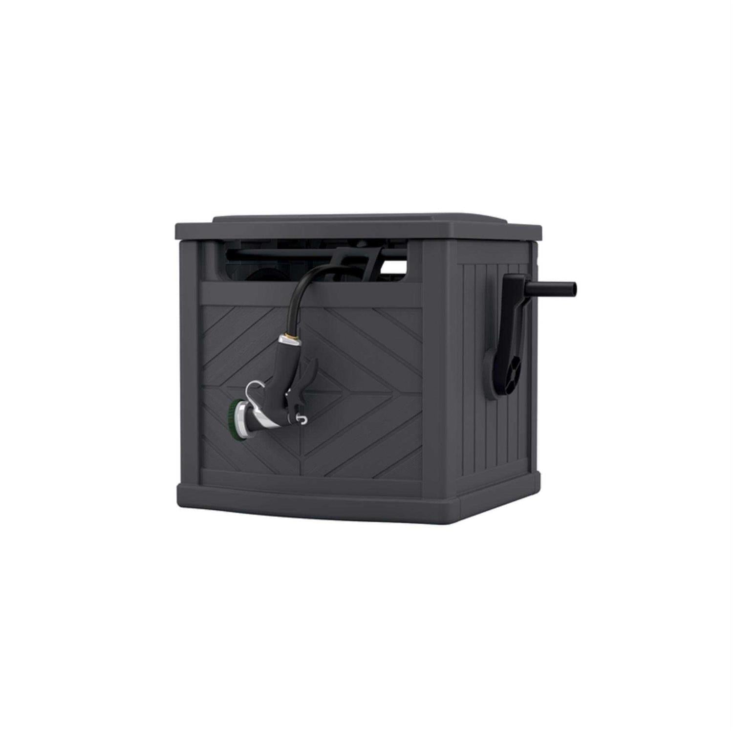 Suncast 150 ft. Gray Hideaway Hose Reel Y590