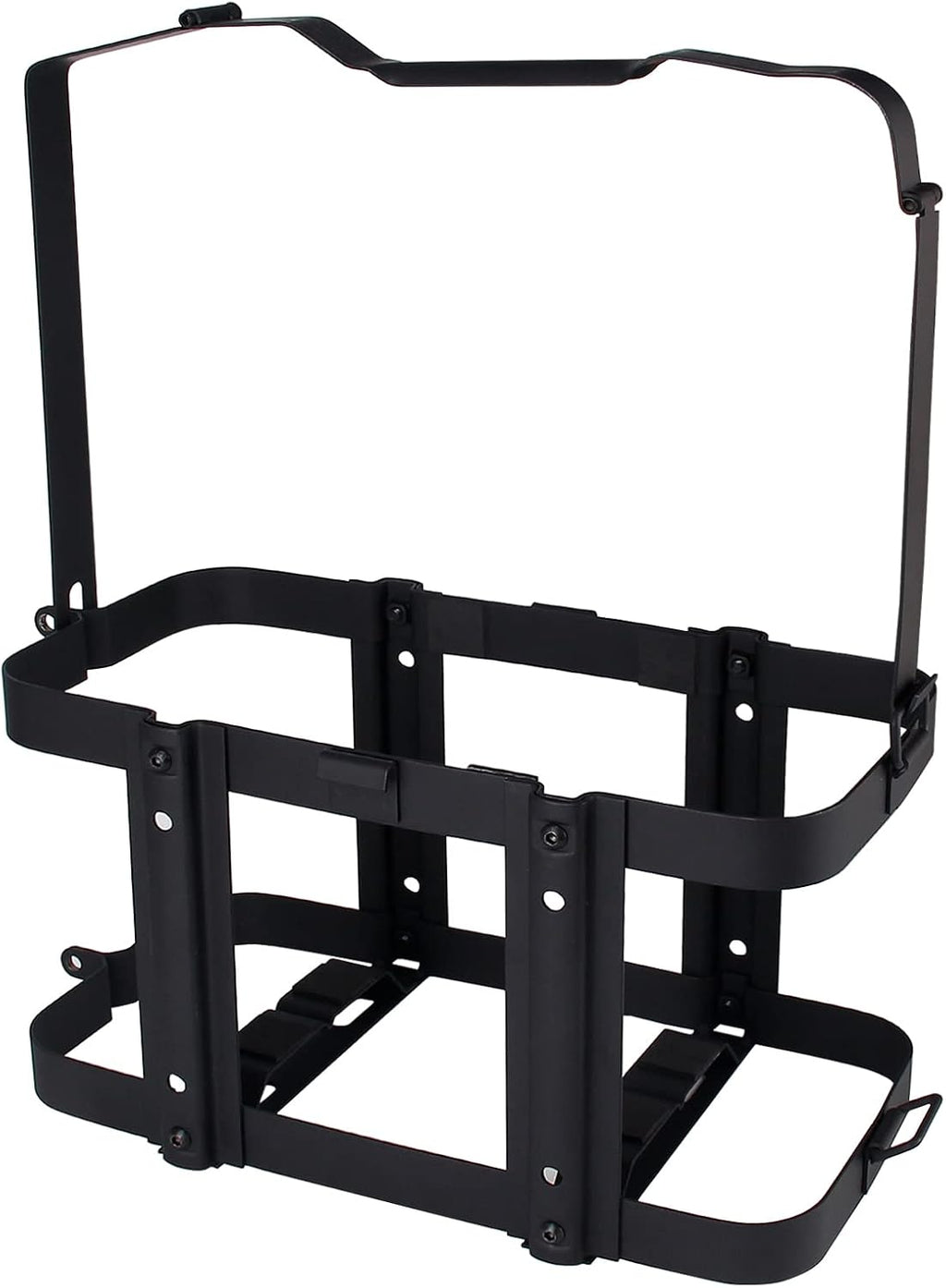 EONLION Gas Can Holder New upgrade For 20 Liter / 5 Gallon Jerry Can ,Gas Can Jerry Gas Container, Black Lockable (Off-Road Vehicle Equipment) Pack of 2