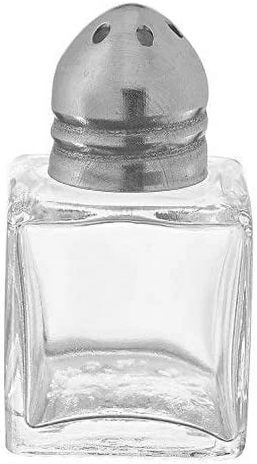 Tezzorio Mini Glass Salt and Pepper Shakers, Set of 12 G3580