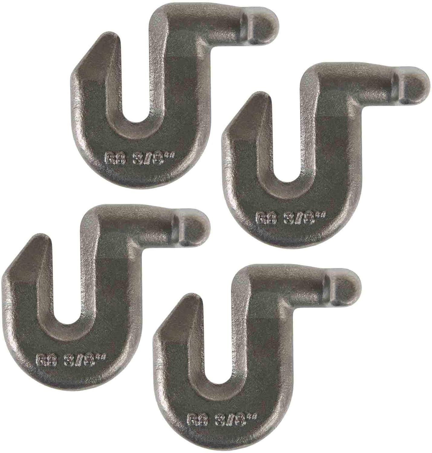 Mytee Products (4 Pack) 3/8" Heavy Duty G80 T-Grab Hook Combo, 9000 lbs WLL Pack of 2