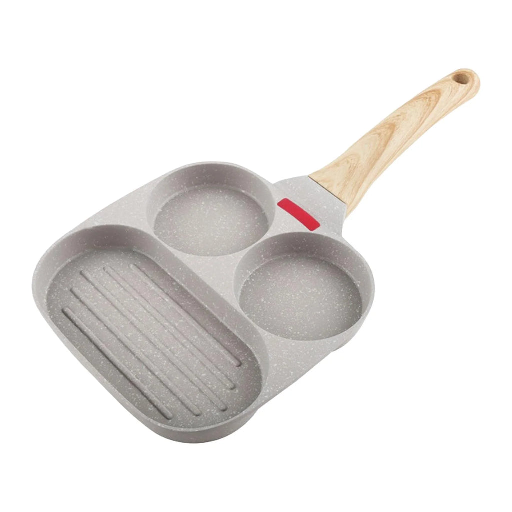 Nonstick Fried Egg Pan 2 Holes Cookware for Home Restaurant B782278