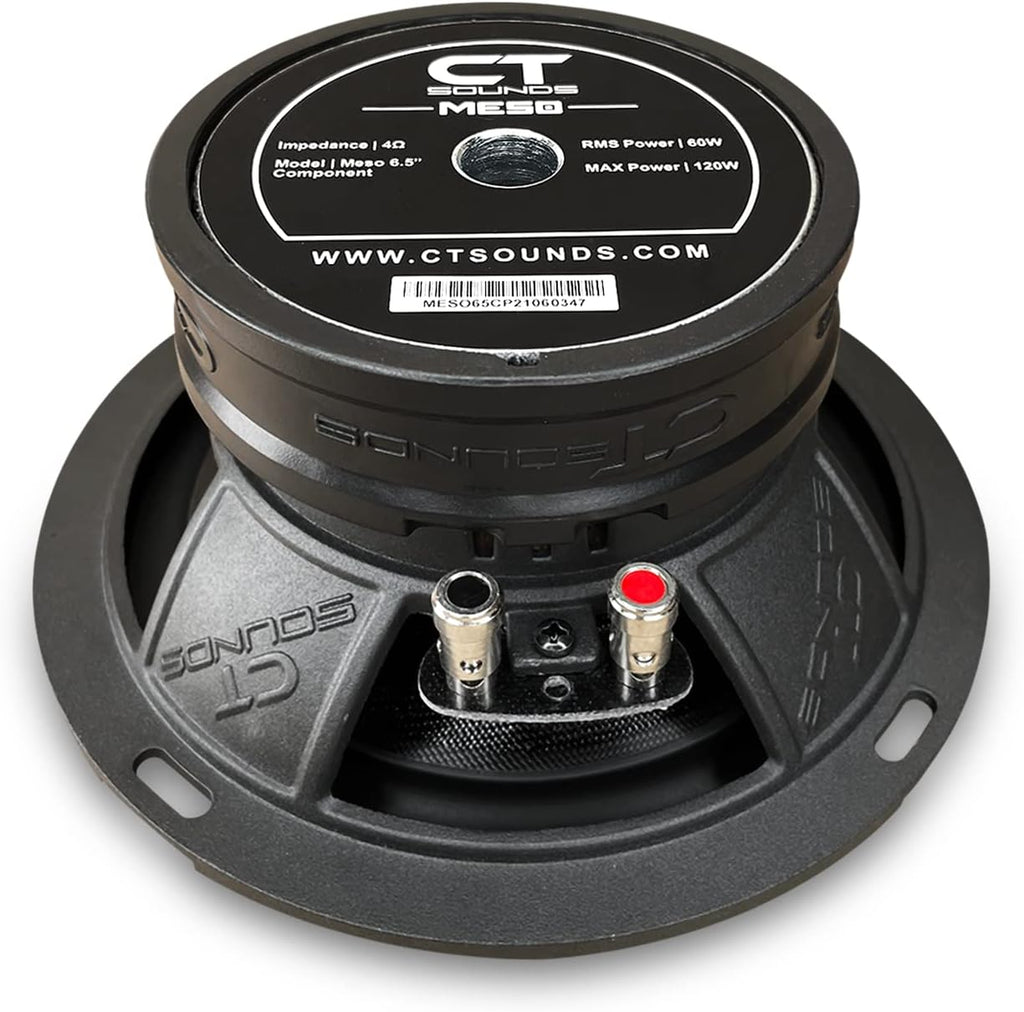 CT Sounds Meso 6.5" 320 Watt 2-Way Component Car Speaker Set Q718
