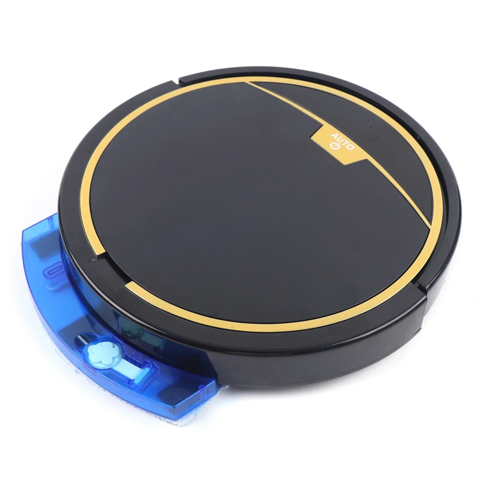 15W Rechargeable Robot Vacuum Cleaner with Mop, Black D500