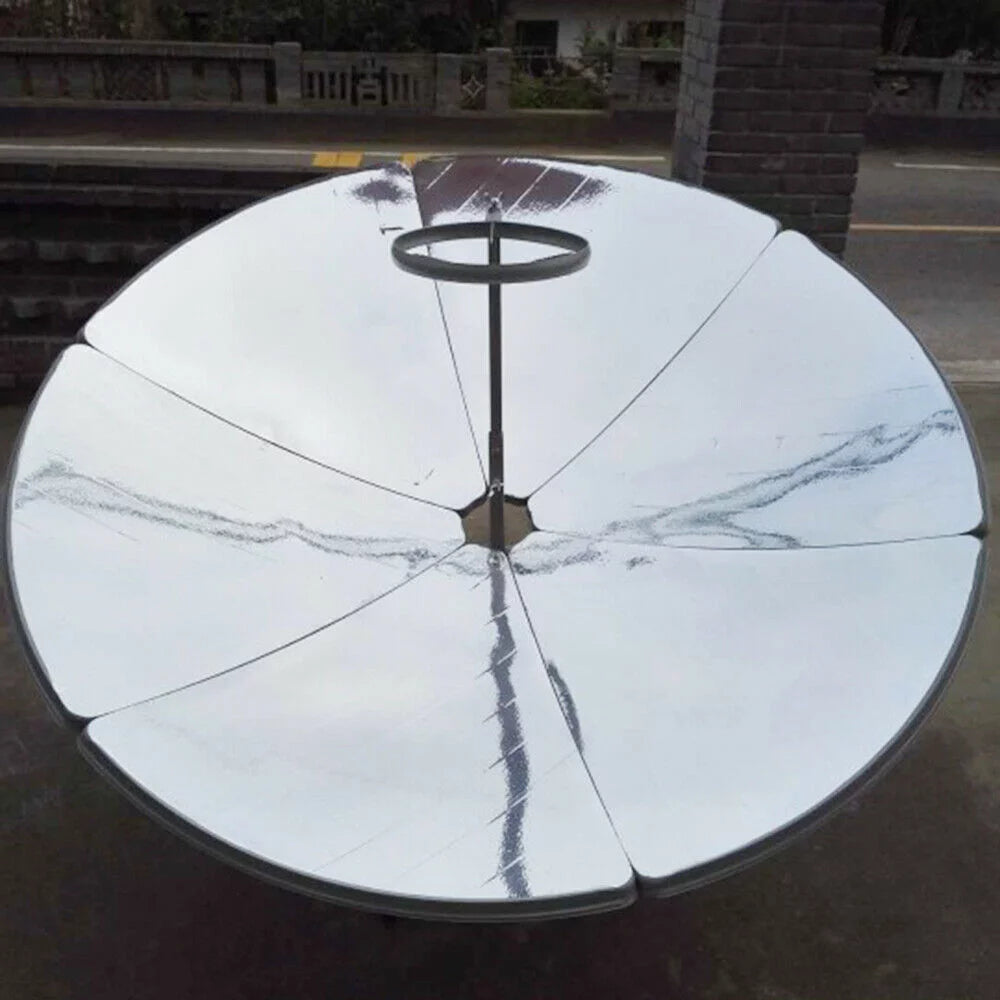 FETCOI Portable Solar Cooker 150cm Parabolic Camping Oven V32297