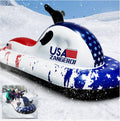 Snow Tube Snow Tubes for Sledding Snow Sled for Kids Snow Sleds for Kids and Adult Snow Tubes for Sledding Kids Snow Tube Heavy Duty Inflatable Snowmobile Snow Sled Snow Tubes for Adults Pack of 2