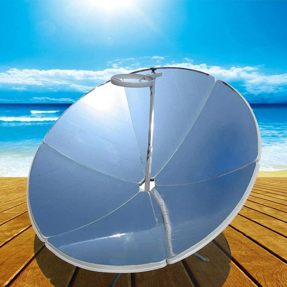 FETCOI Portable Solar Cooker 150cm Parabolic Camping Oven V32297